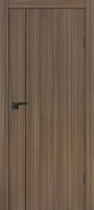 Межкомнатная дверь P-21 AL черный молдинг Эвкалипт испанский