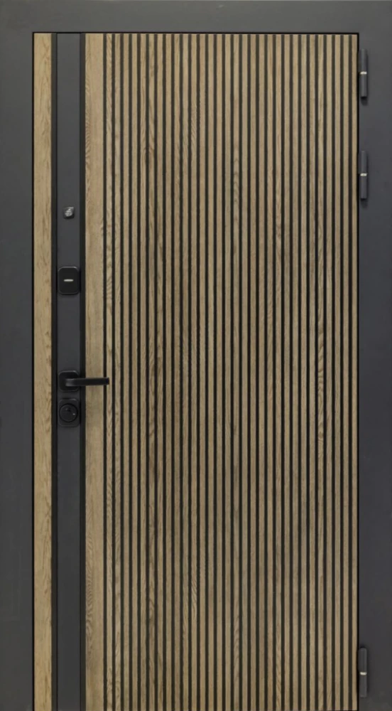 Входная дверь ДвериПРО Rosna ФЛ-609 (L-52, 10мм, белый матовый) DPRO200207 внешняя сторона