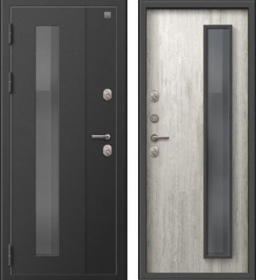 Дверь Термо-800 Пепельный Муар - Полярный дуб